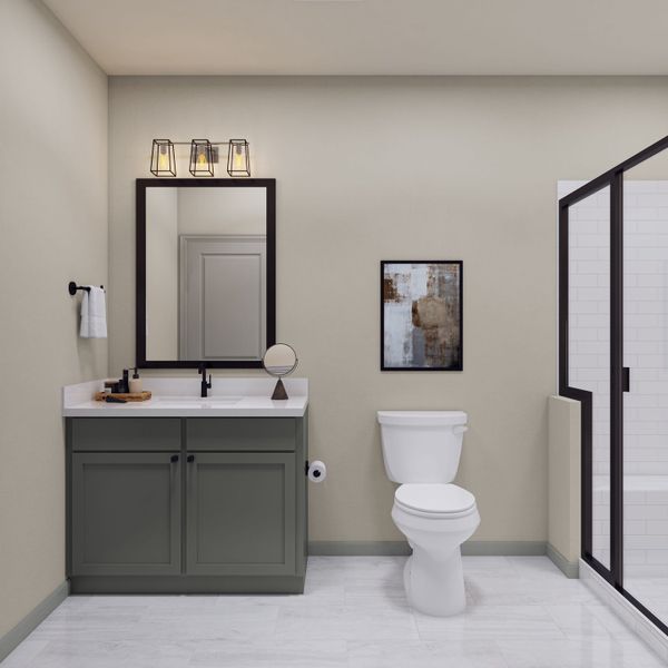 Representative furnished interior of a home built from the M by Tri Pointe Homes in Candelas Townhomes, Arvada (Image 31).