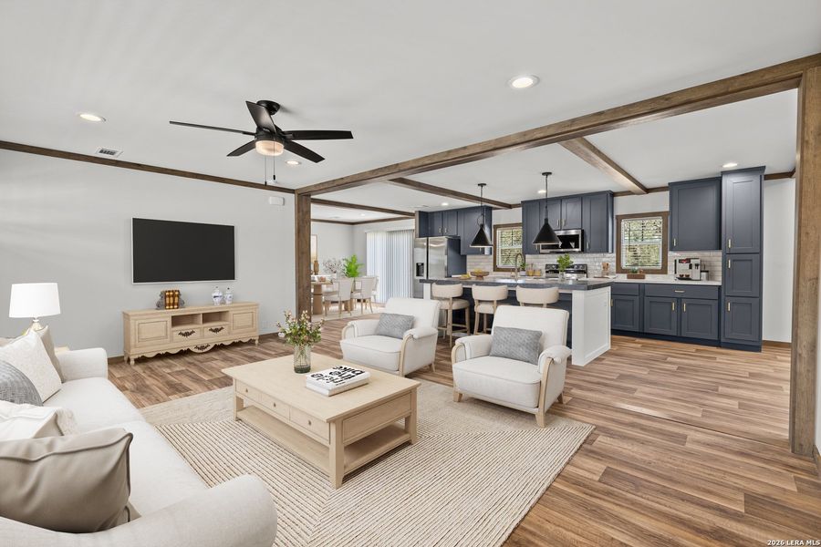 Furnished interior view inside a new home in , La Vernia (Image 9).