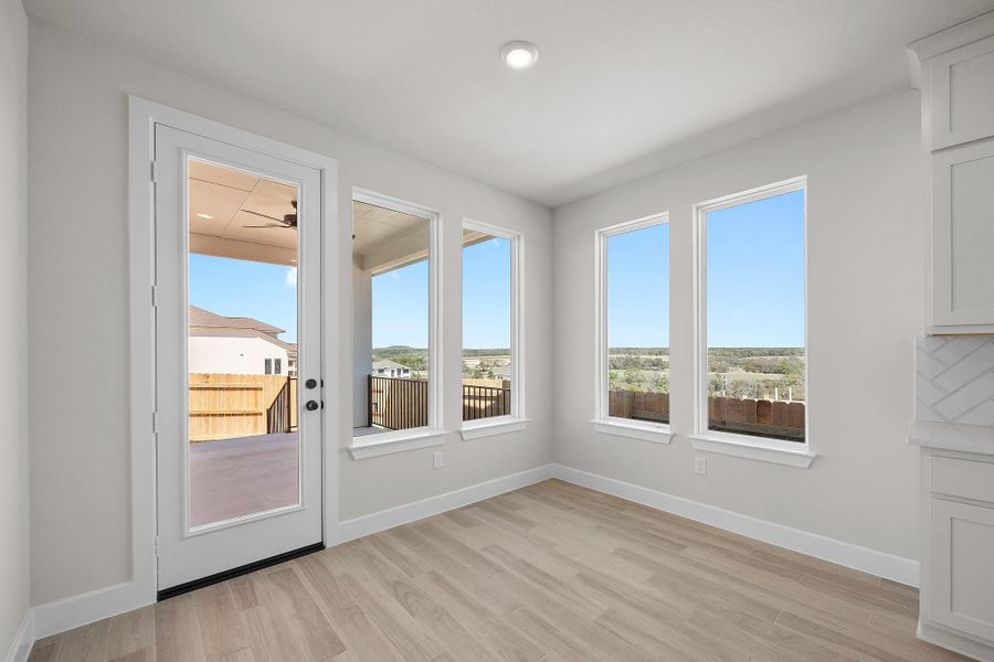Spacious, unfurnished interior of a new home in Lariat, Liberty Hill (Image 18). Spacious, unfurnished interior of a new home in Lariat, Liberty Hill (Image 18).