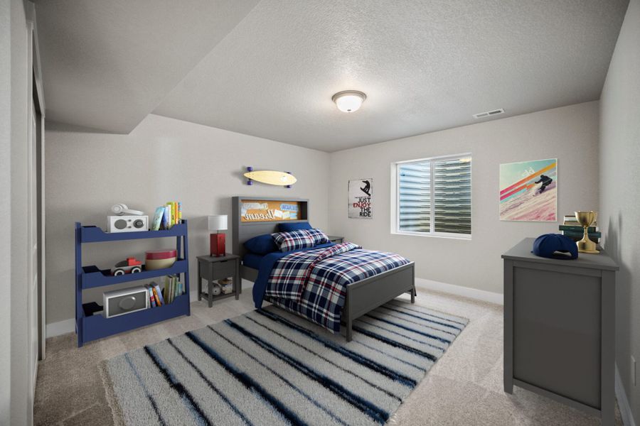 Representative furnished interior of a home built from the Lilac by View Homes in Aspen Ranch, Fountain (Image 10).