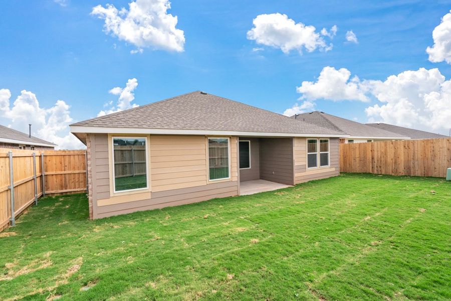 Representative exterior details of a home built from the TAYLOR by D.R. Horton in Faculty Row, Abilene (Image 7).