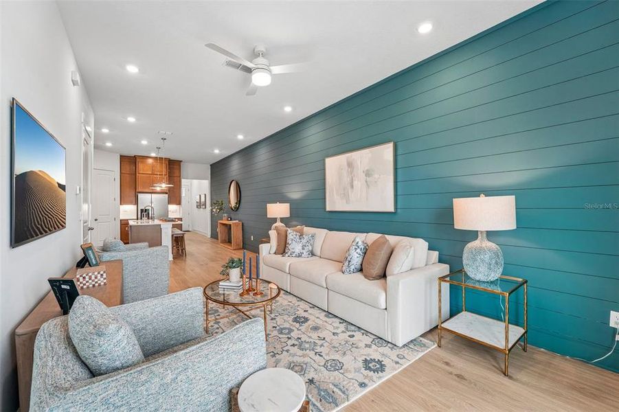 Furnished interior view inside a new home in Bartram Meadows, Jacksonville (Image 11).