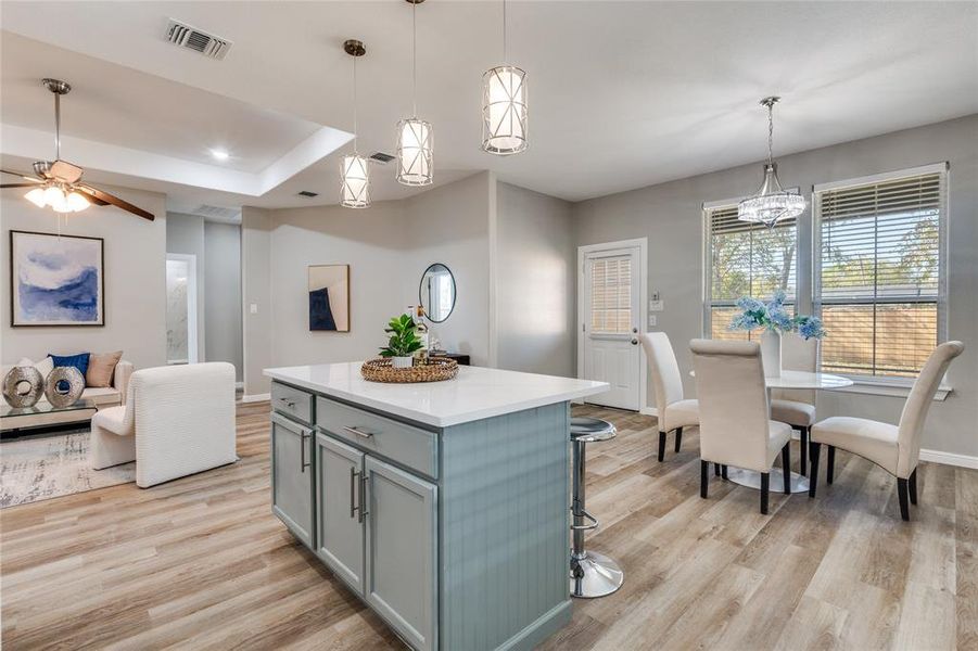 Furnished interior view inside a new home in , Fort Worth (Image 9).