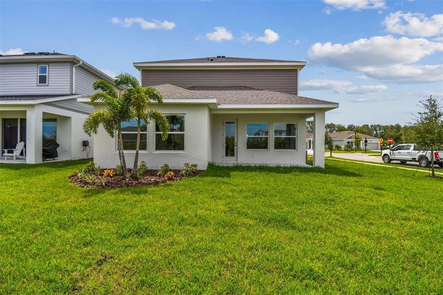 Exterior details and patio area of a home in North River Ranch – Garden Series, Parrish (Image 2).