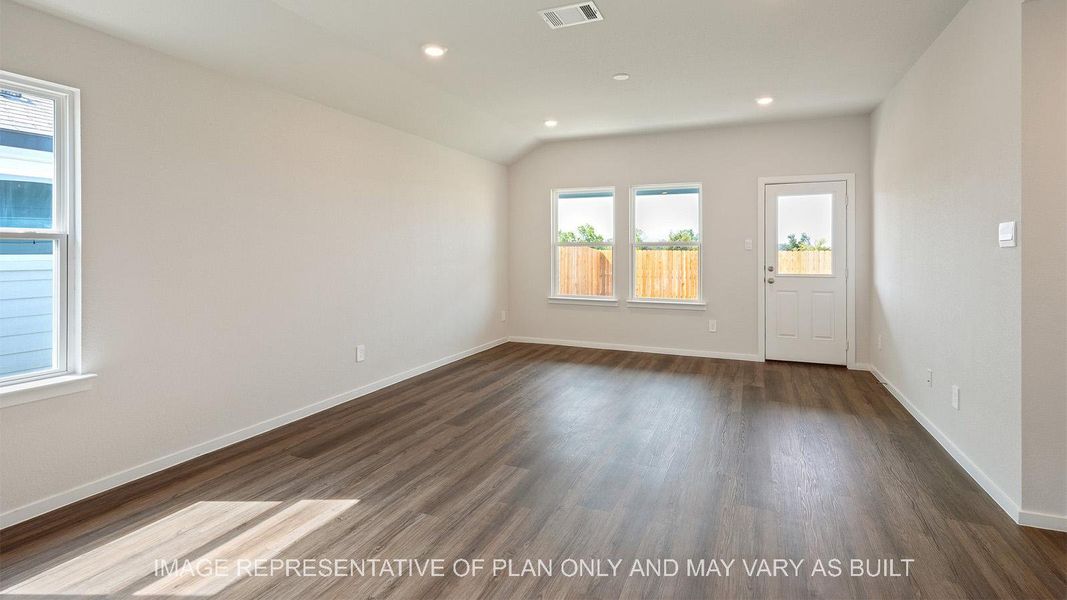 Spacious, unfurnished interior of a new home in Midtown Reserve, College Station (Image 10).