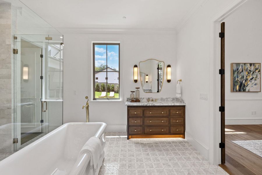 Furnished interior view inside a new home in , Austin (Image 32).