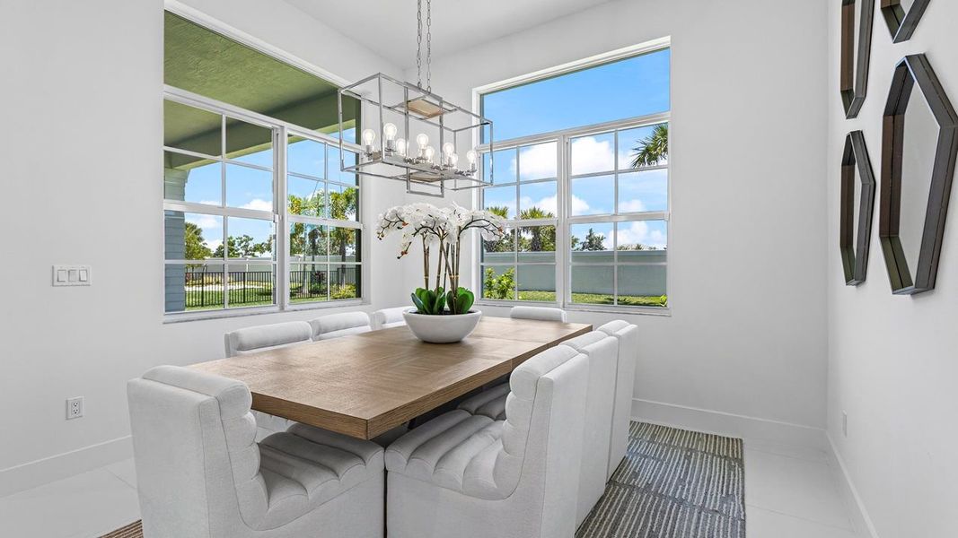 Furnished interior view inside a new home in L'Ambiance at Avenir, Palm Beach Gardens (Image 40). Furnished interior view inside a new home in L'Ambiance at Avenir, Palm Beach Gardens (Image 40).