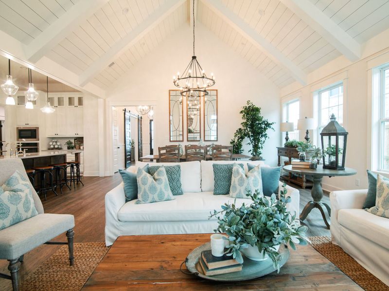 Representative furnished interior of a home built from the The Annie by Reece Homes in Harvest Meadows, Bryan (Image 8).