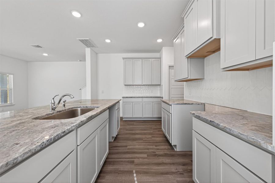 Furnished interior view inside a new home in Enclave at Willis, Willis (Image 9).