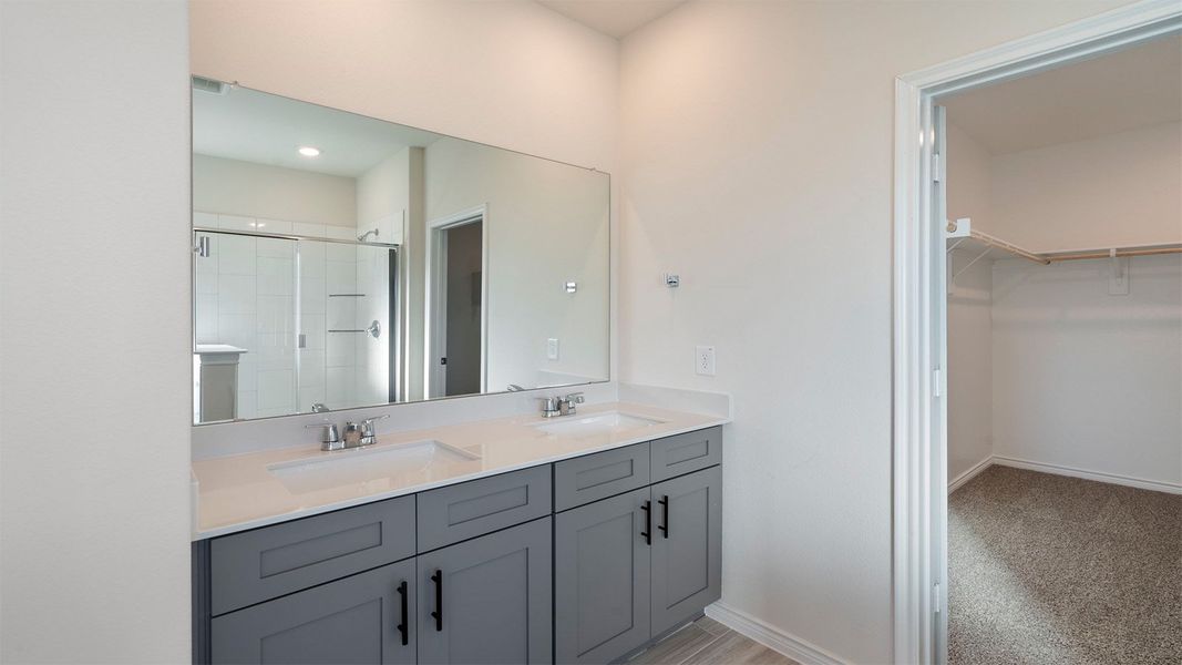 Furnished interior view inside a new home in The Preserve at Forum, Grand Prairie (Image 9).