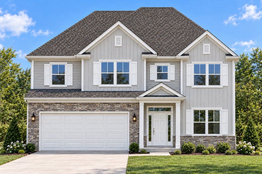 Representative exterior photo of a completed home built from the Parkwood by Ivey Homes in Tillery Park, Grovetown, GA (Image 17).