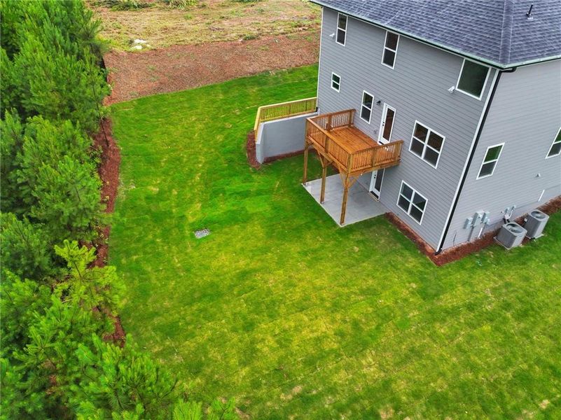 Exterior details and patio area of a home in Thunder Ridge, Dawsonville (Image 37).