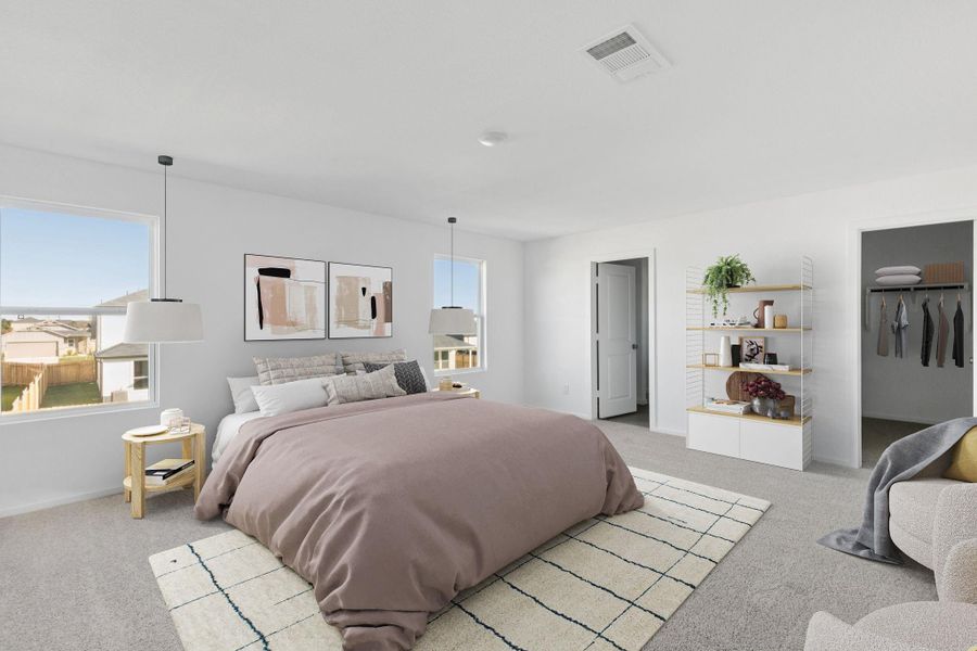 Furnished interior view inside a new home in Montgomery Bend, Montgomery (Image 3).