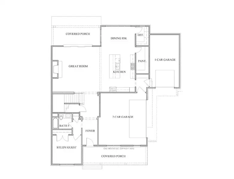 2D floor plan layout of this home in , Alpharetta, GA (Image 3).