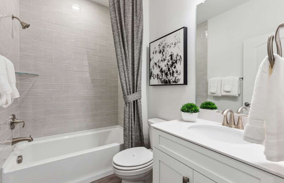 Representative furnished interior of a home built from the Prosperity by Del Webb in Del Webb Austin at Lost Pines, Bastrop (Image 14). Representative furnished interior of a home built from the Prosperity by Del Webb in Del Webb Austin at Lost Pines, Bastrop (Image 14).