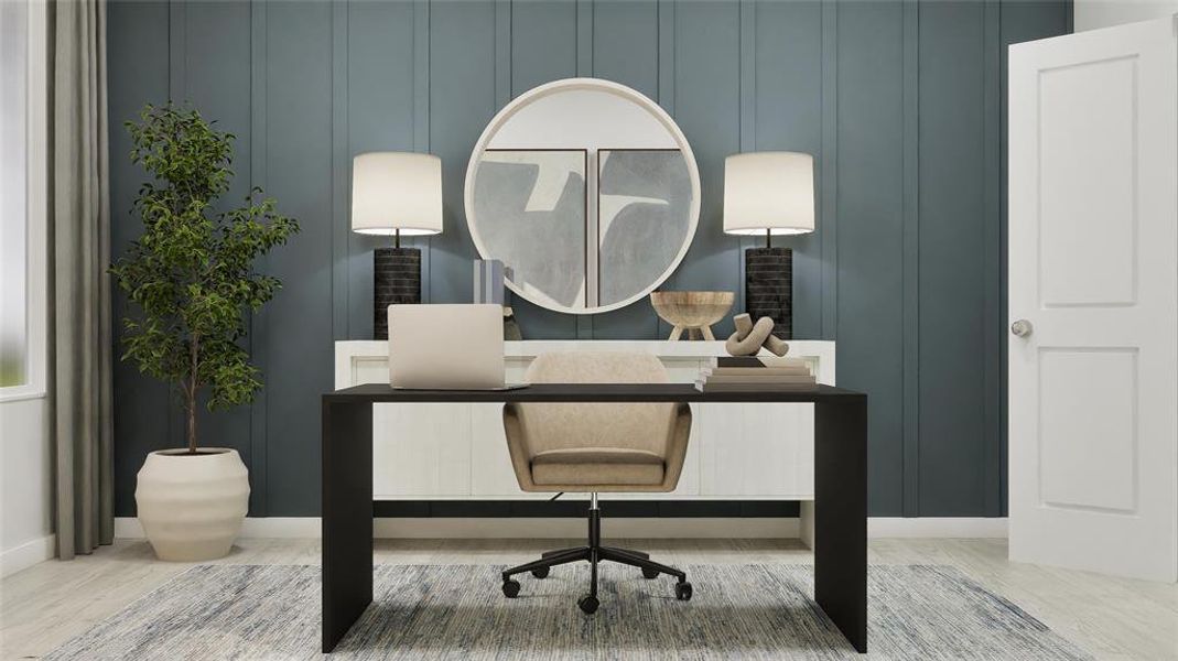 Furnished interior view inside a new home in Solterra, Mesquite (Image 21).