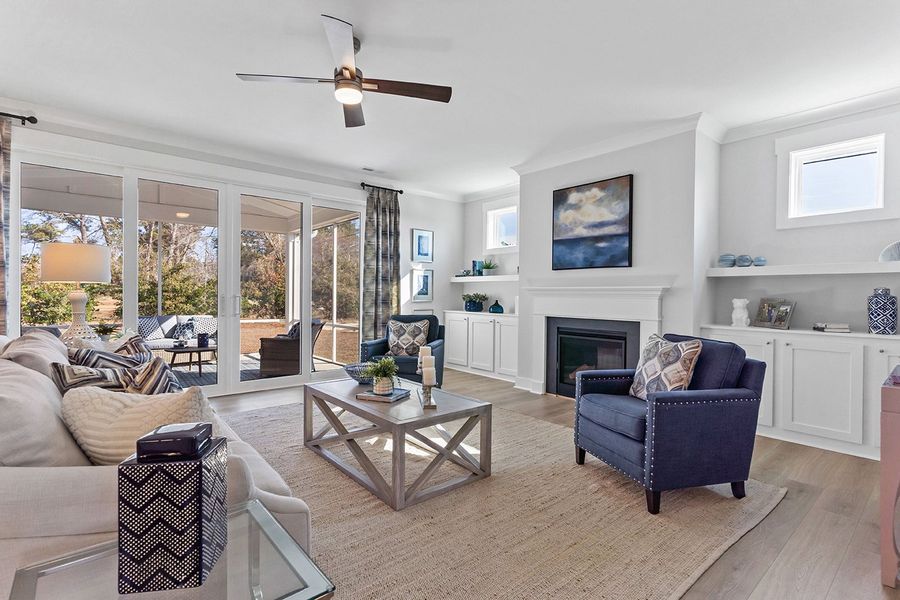 Representative furnished interior of a home built from the The Hampton by RobuckHomes in Baylee Ridge, Selma (Image 17). Representative furnished interior of a home built from the The Hampton by RobuckHomes in Baylee Ridge, Selma (Image 17).