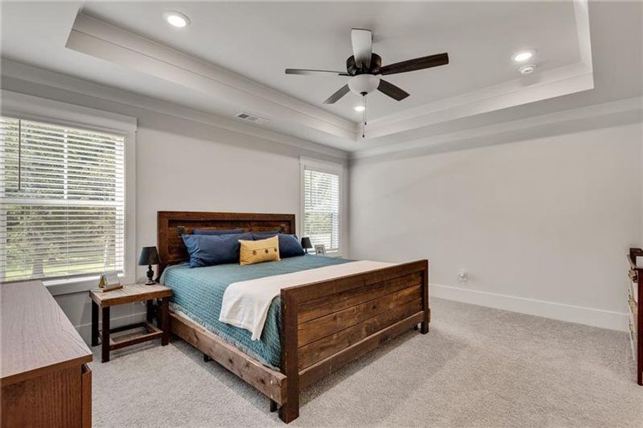 Furnished interior view inside a new home in Alcovy Station, Covington (Image 16).