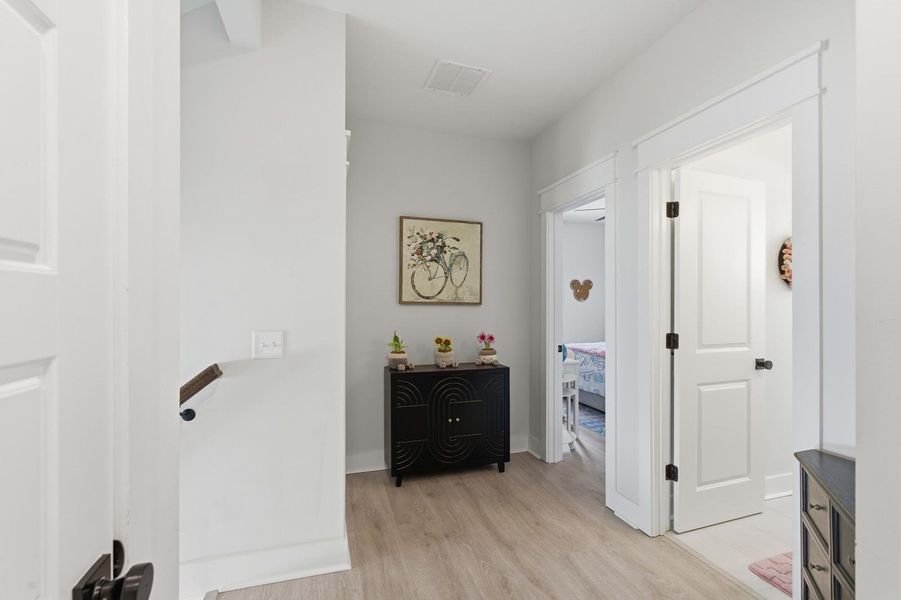 Furnished interior view inside a new home in Overlook at Copahee Sound, Awendaw (Image 29). Furnished interior view inside a new home in Overlook at Copahee Sound, Awendaw (Image 29).
