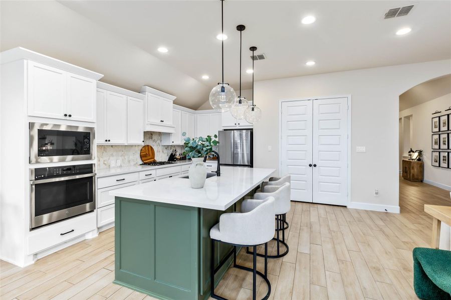 Furnished interior view inside a new home in Marvida, Cypress (Image 32).