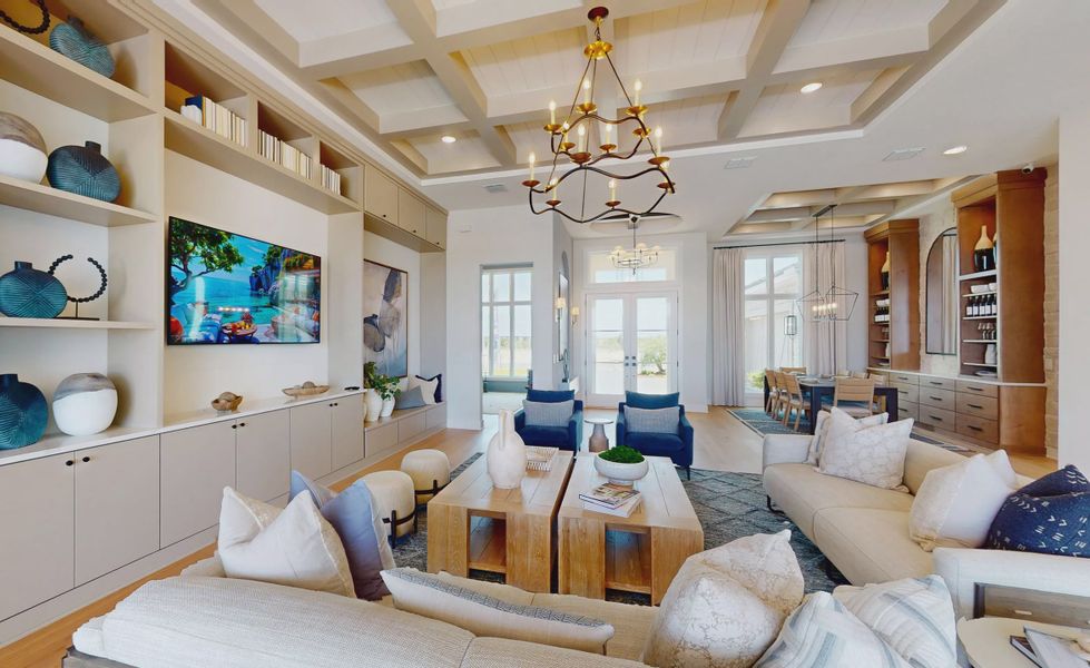 Furnished interior view inside a new home in Palmera, Venice (Image 13).