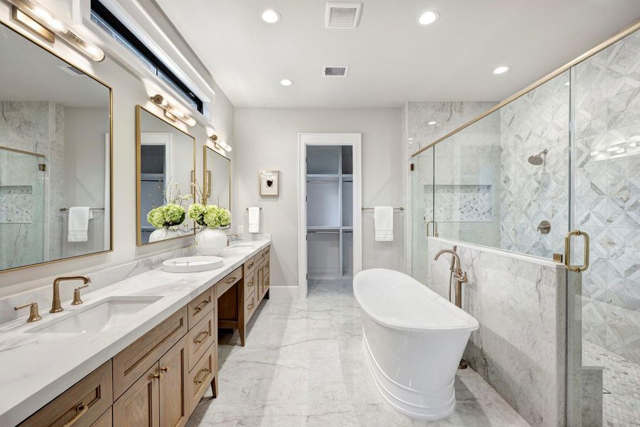 Furnished interior view inside a new home in , Houston (Image 13).