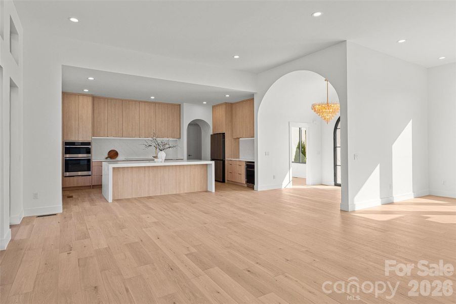 Furnished interior view inside a new home in , Fletcher (Image 7).