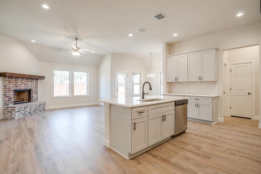 Representative furnished interior of a home built from the The Angelina by Trinity Classic Homes in Covenant Park, Springtown (Image 8). Representative furnished interior of a home built from the The Angelina by Trinity Classic Homes in Covenant Park, Springtown (Image 8).