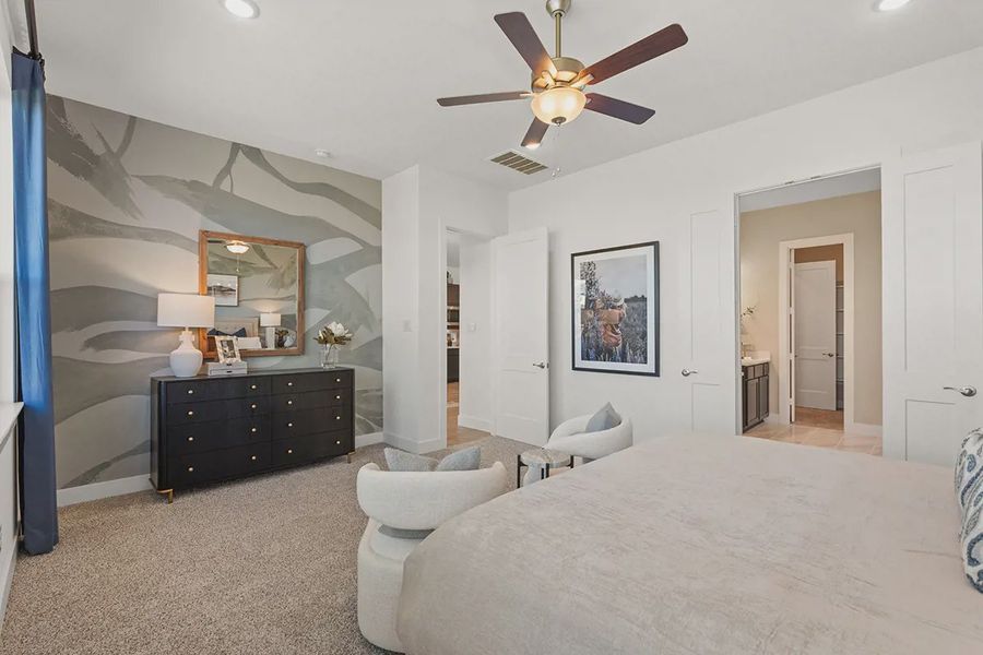 Representative furnished interior of a home built from the Marion by Chesmar Homes in Bridgeland 45's, Cypress (Image 17). Representative furnished interior of a home built from the Marion by Chesmar Homes in Bridgeland 45's, Cypress (Image 17).