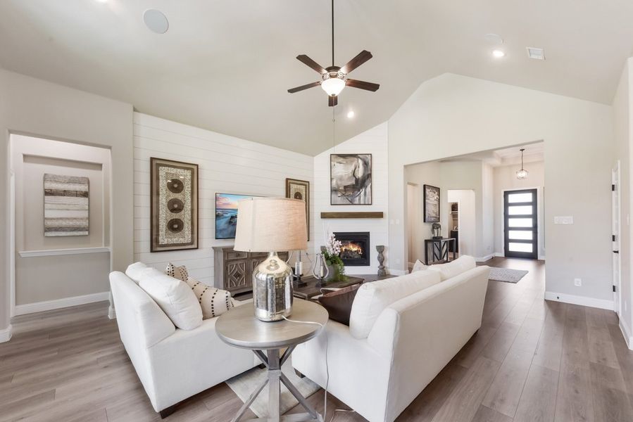 Furnished interior view inside a new home in Las Lomas, Forney (Image 12).