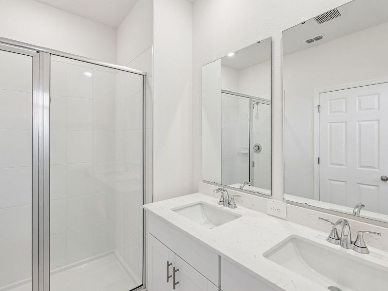 Furnished interior view inside a new home in The Meadow at Crossprairie Bungalows, St. Cloud (Image 5). Furnished interior view inside a new home in The Meadow at Crossprairie Bungalows, St. Cloud (Image 5).