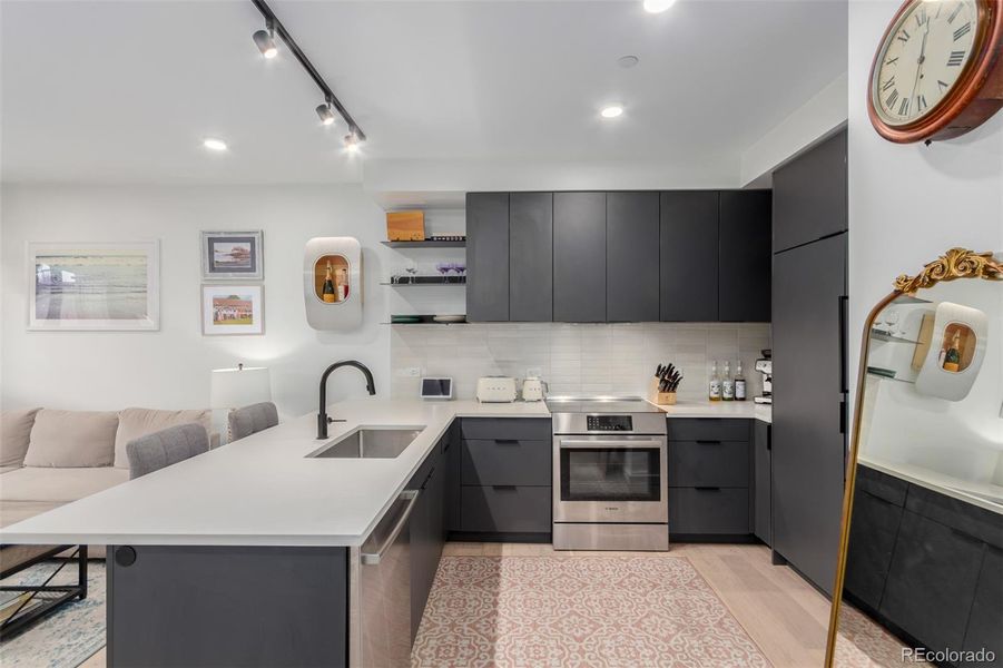 Furnished interior view inside a new home in , Denver (Image 14).