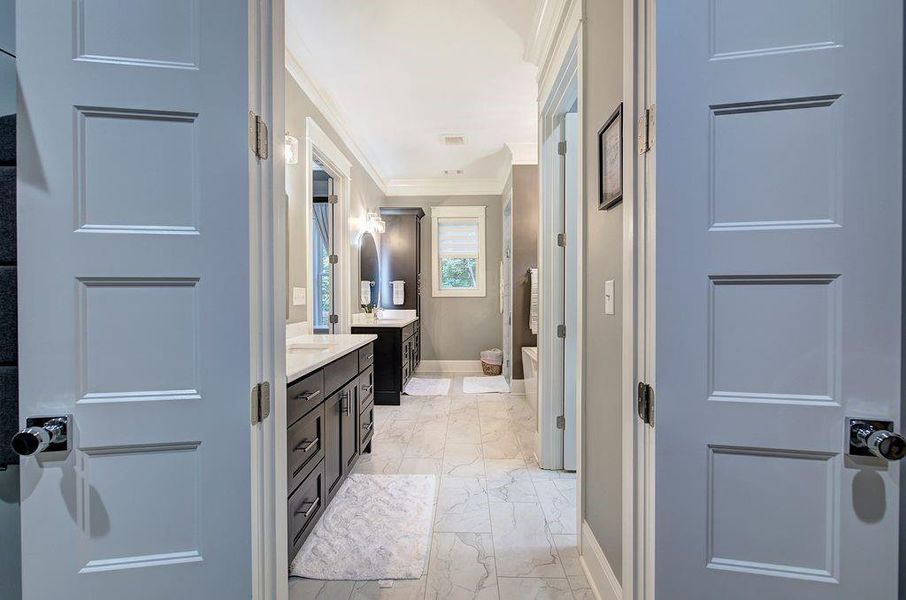 Furnished interior view inside a new home in , Cartersville (Image 8).