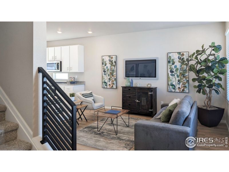 Furnished interior view inside a new home in Thompson River Ranch, Johnstown (Image 25). Furnished interior view inside a new home in Thompson River Ranch, Johnstown (Image 25).