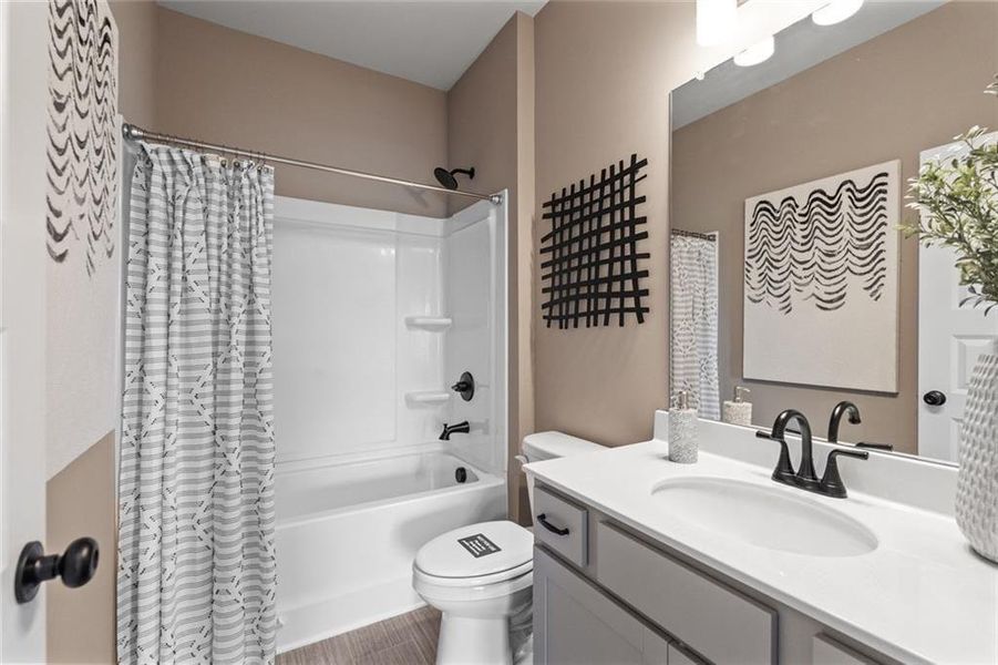 Furnished interior view inside a new home in Jameson Towns, Temple (Image 13).