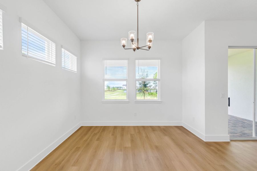 Representative unfurnished interior of a home built from the Eliot by Rockwell Homes in Northlake at Ovation, Winter Garden (Image 27). Representative unfurnished interior of a home built from the Eliot by Rockwell Homes in Northlake at Ovation, Winter Garden (Image 27).