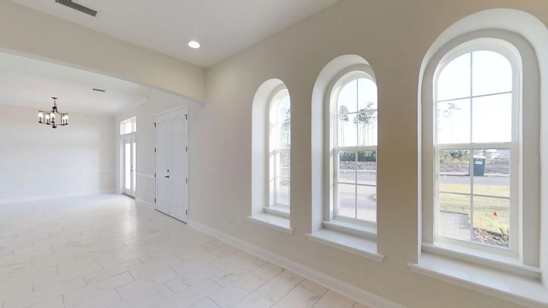 Representative unfurnished interior of a home built from the Augusta - Pinnacle Series | 80' Wide Lots by ICI Homes in Courtney Grove, St. Augustine (Image 10).