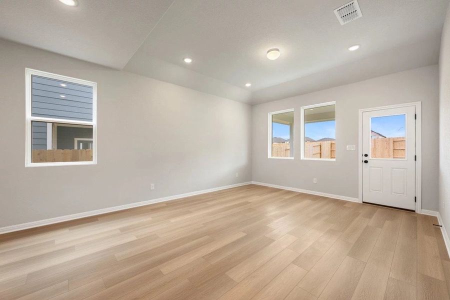 Family Room & Dining Area