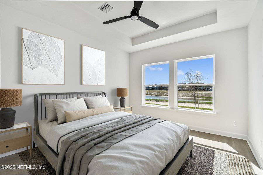 Furnished interior view inside a new home in Seven Pines 50' Front Entry, Jacksonville (Image 8).