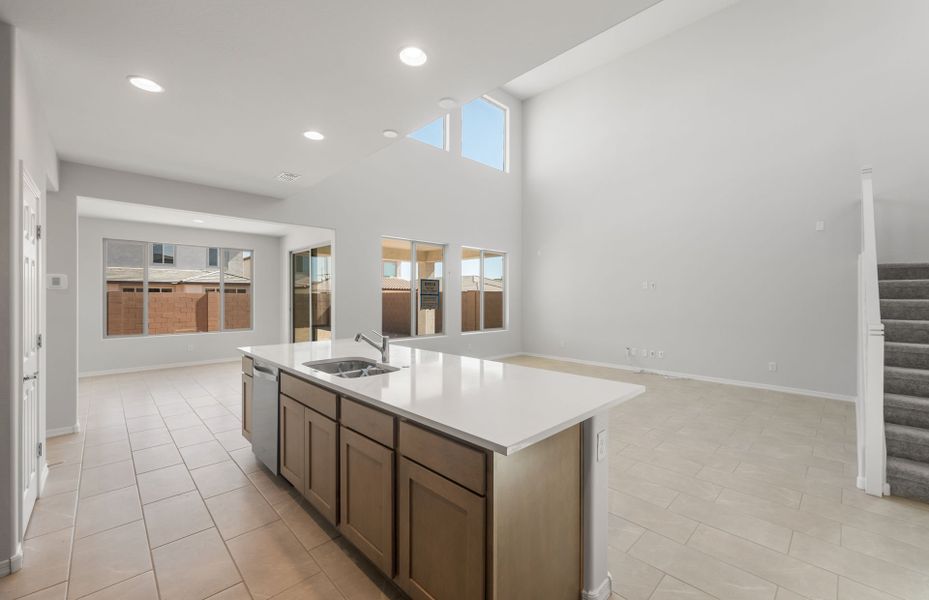 Furnished interior view inside a new home in Artisan at Asante, Surprise (Image 15).