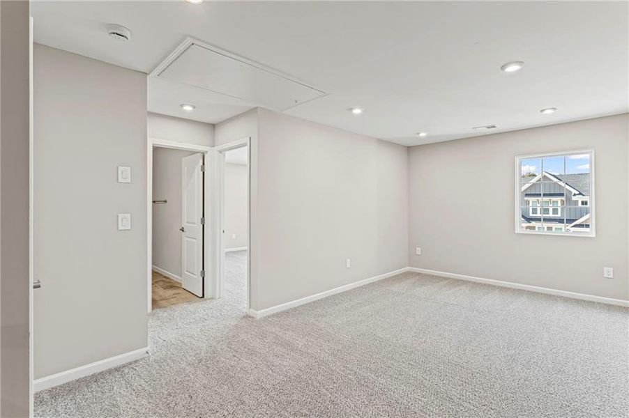Spacious, unfurnished interior of a new home in The Reserve At Liberty Park, Braselton (Image 30). Spacious, unfurnished interior of a new home in The Reserve At Liberty Park, Braselton (Image 30).