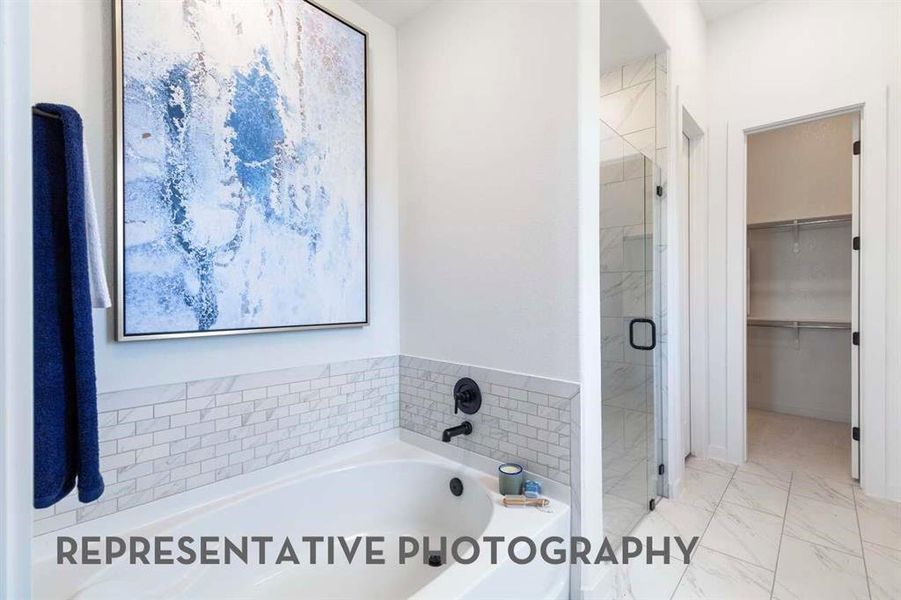 Furnished interior view inside a new home in Tavolo Park, Fort Worth (Image 33).