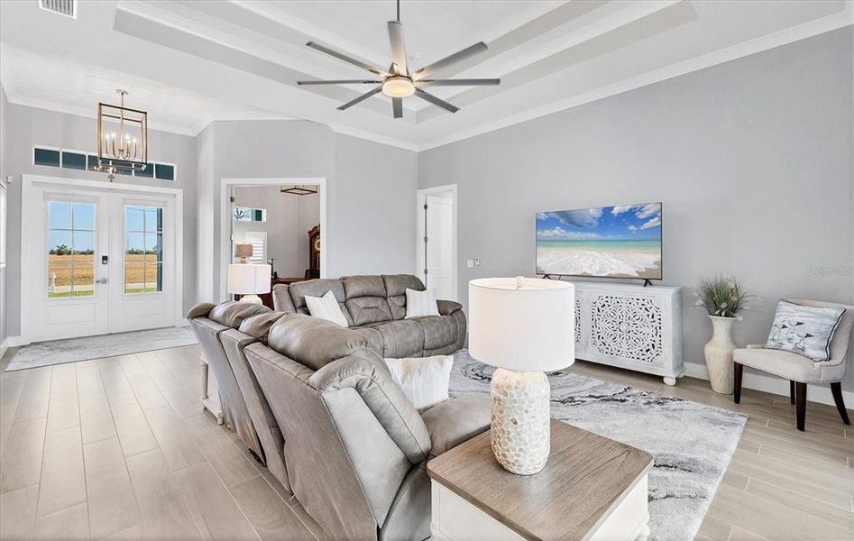 Furnished interior view inside a new home in , Placida (Image 6).