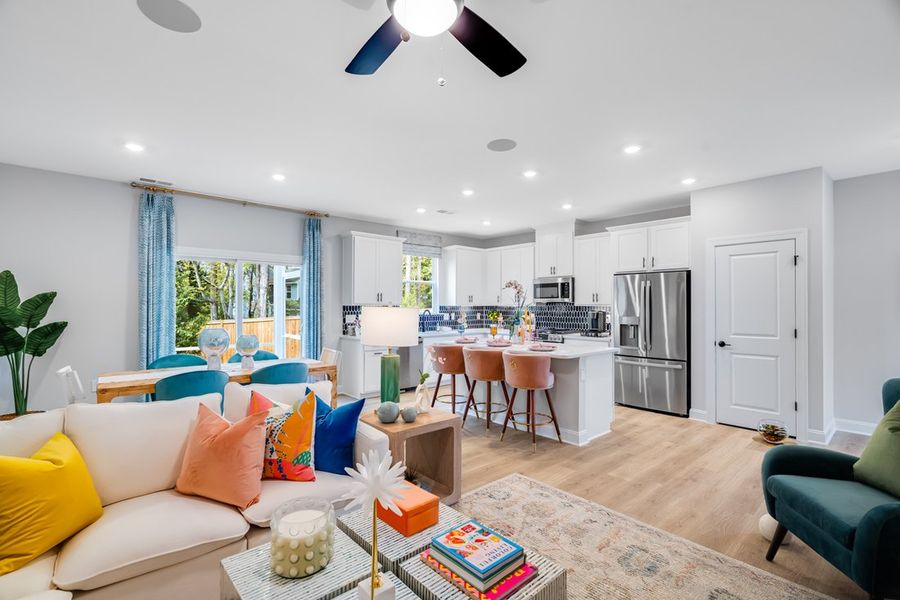 Representative furnished interior of a home built from the Willow by Taylor Morrison in Magnolia Townes, Wendell (Image 15). Representative furnished interior of a home built from the Willow by Taylor Morrison in Magnolia Townes, Wendell (Image 15).