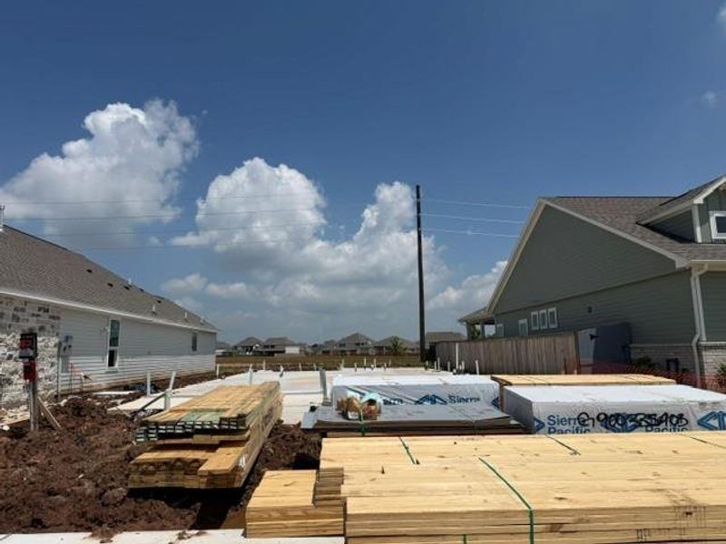 In-progress construction of a new home in Fulshear Lakes, Fulshear, TX (Image 4). In-progress construction of a new home in Fulshear Lakes, Fulshear, TX (Image 4).