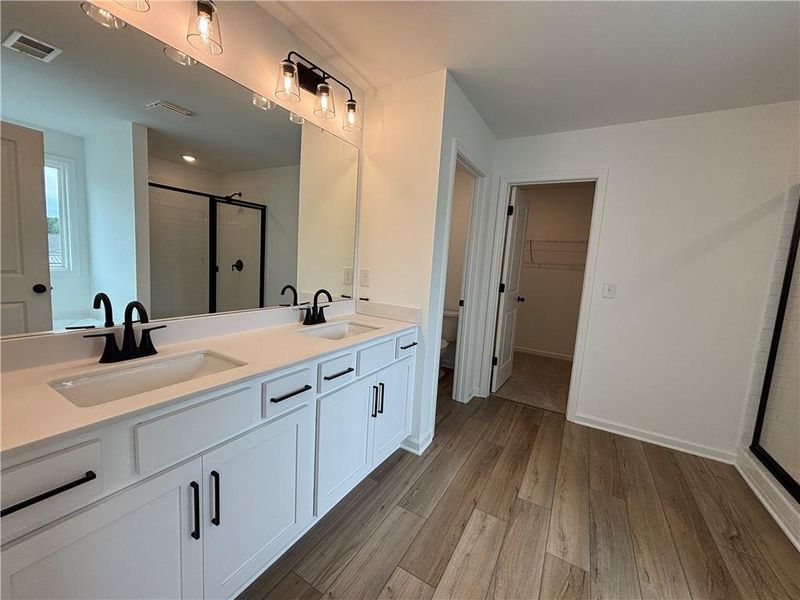 Furnished interior view inside a new home in Arbors at Richland Creek, Buford (Image 9).