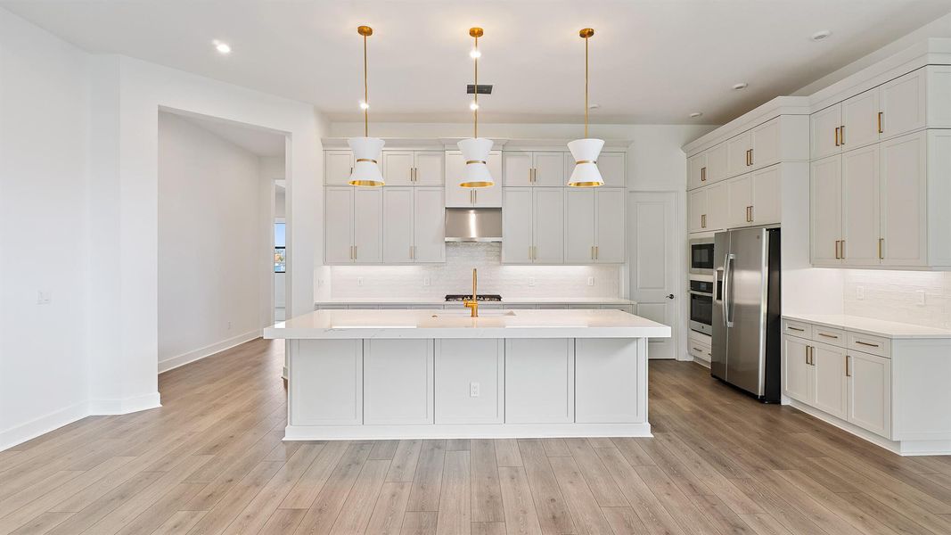Furnished interior view inside a new home in L'Ambiance at Avenir, Palm Beach Gardens (Image 15).