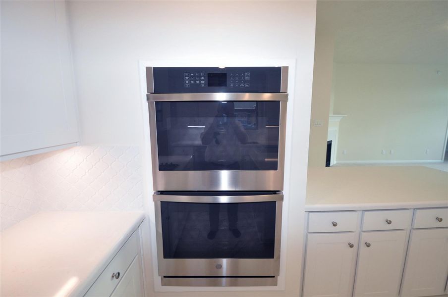 Double Self-Cleaning built in ovens with the new steam cleaning option.
