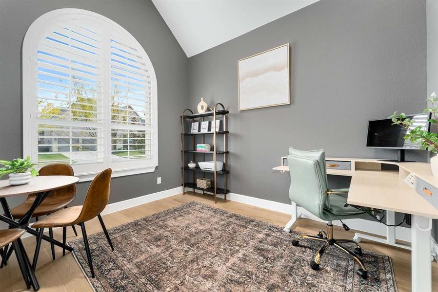 Furnished interior view inside a new home in Mosaic: Classic Series - 50ft. Lots, Celina (Image 14). Furnished interior view inside a new home in Mosaic: Classic Series - 50ft. Lots, Celina (Image 14).