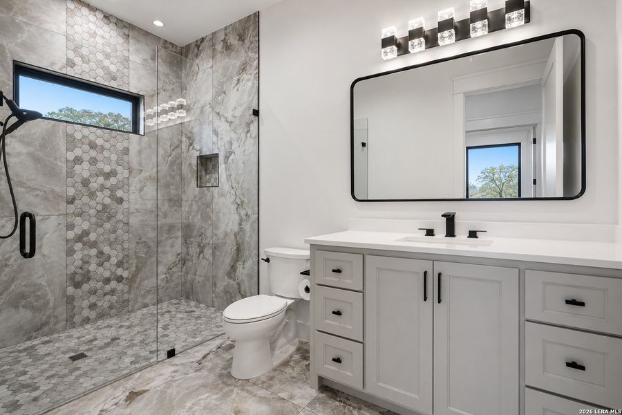 Furnished interior view inside a new home in , Boerne (Image 13).